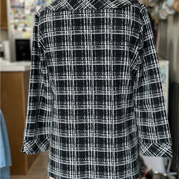 Talbots checkered top - Picture 2 of 4